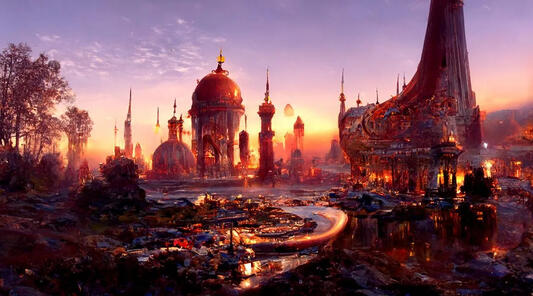 Golden Hour - Taj Mahal